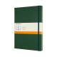 Notatnik B5+, notes MOLESKINE Classic XL 19x25cm w linie, twardy, myrtle green, 192 str, zielony