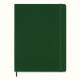 Notatnik B5+, notes MOLESKINE Classic XL 19x25cm w kratkę, twardy, myrtle green, 192 str, zielony