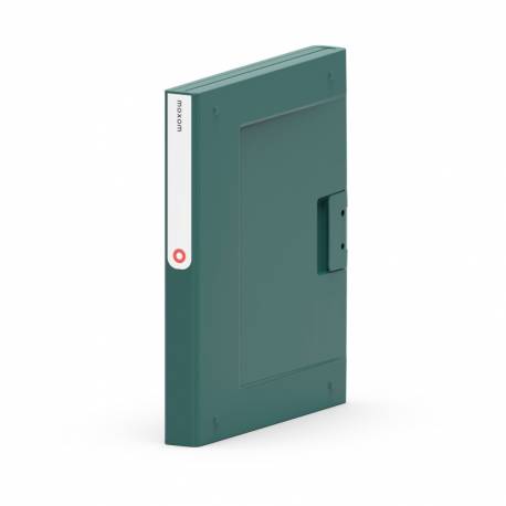 Teczka segregator, folder NEW BINDER MOXOM, plastikowy, A4/35mm, zielony
