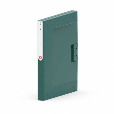 Teczka segregator, folder NEW BINDER MOXOM, plastikowy, A4/25mm zielony