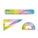 Zestaw geometryczny KEYROAD Rainbow Deco, mix kolorów