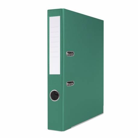 Segregator A4, biurowy segregator na dokumenty BASIC-S z szyną 50mm, zielony