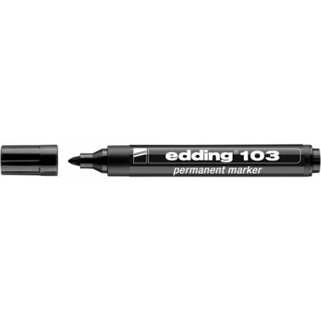 Marker permanentny, pisak EDDING 103, czarny