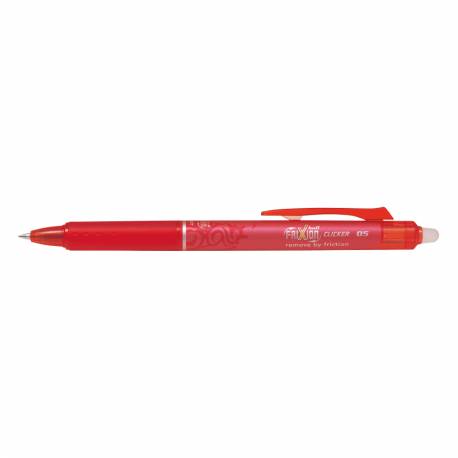 Długopis ścieralny, Pilot Frixion Clicker, zmazywalny długopis, 0.5, czerwone