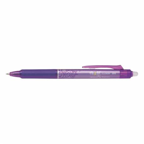 Długopis ścieralny, Pilot Frixion Clicker, zmazywalny długopis, 0.5, fioletowe