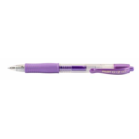 Długopis żelowy Pilot G2, metallic M, fioletowy