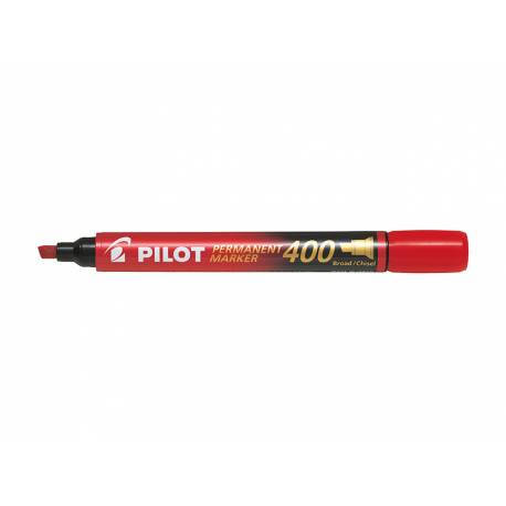 Pisak permanentny Pilot SCA-400, okrągła, marker czerwony