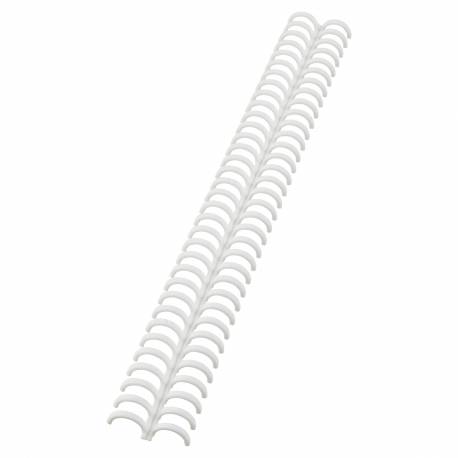 Grzbiety do bindowania, listwy zatrzaskowe GBC ClickBind, A4, 12 mm, białe 