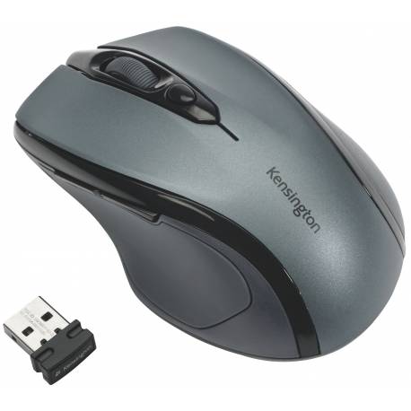 Myszka komputerowa Kensington Pro Fit Mid-Size, bezprzewodowa mysz, szara