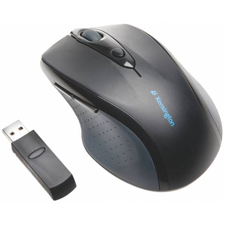 Myszka komputerowa Kensington Pro Fit®, bezprzewodowa mysz, pełnowymiarowa, czarna