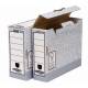 Pudełko archiwizacyjne Bankers Box FastFold, kartonowy pojemnik na dokumenty i akta A4 zamykany, 80 mm