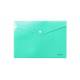 Teczka kopertowa A4, koperta plastikowa na zatrzask, pastel zielona, Biurfol