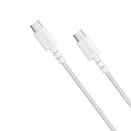 Kabel PowerLine Select+ USB-C - USB-C 3ft biały Anker