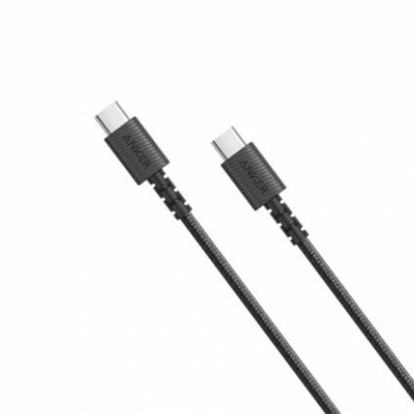 Kabel PowerLine Select+ USB-C - USB-C 3ft czarny Anker