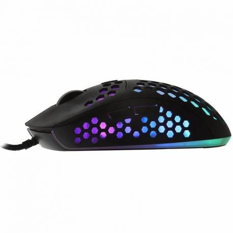 Art AM-99 mysz optyczna dla graczy, przewodowa, USB, black/RGB