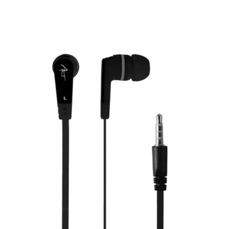 Słuchawki douszne z mikrofonem czarne smartphone/mp3/tablet S2B