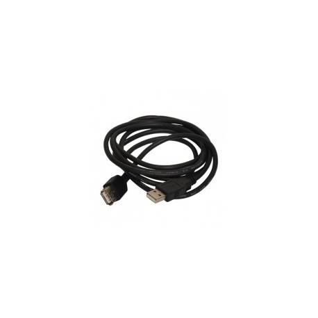 Kabel - przedłużacz USB 2.0 A-A, 3m, black