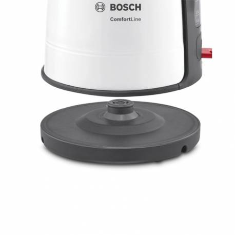 Czajnik elektryczny Bosch 1,7l, czajnik biały bezprzewodowy TWK 6A011