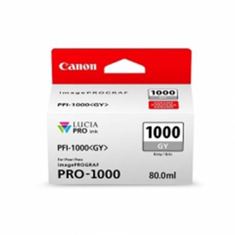 Tusz Canon PFI-1000 do iPF Pro-1000 , 80ml, grey, 1465 str
