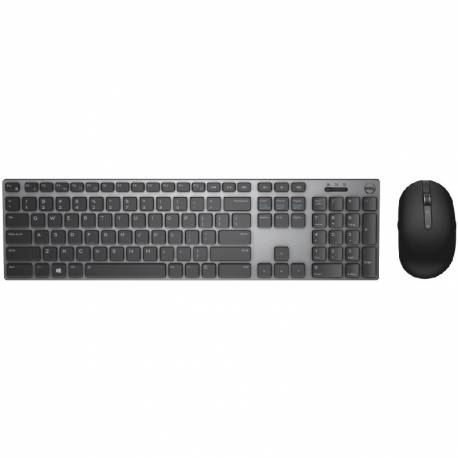 Dell Zestaw klawiatura + mysz KM717, USB, bezprzewodowa, Czarno-szary