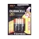 Baterie Duracell LR6, baterie AAA, (K6) Basic Duralock