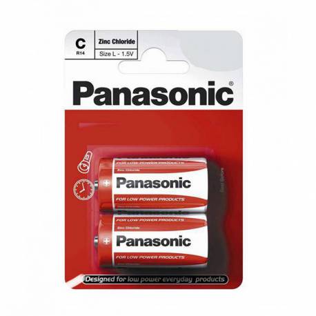 Baterie Panasonic węglowo-cynkowa R14RZ/2BP, 2szt.