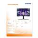 Samsung Monitor 24 VA 1920x1080 FHD 16:9 1xHDMI/1xDP 1 ms (MPRT) płaski HAS+PIVO