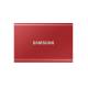 Samsung dysk SSD T7 Portable, 1 TB, Red