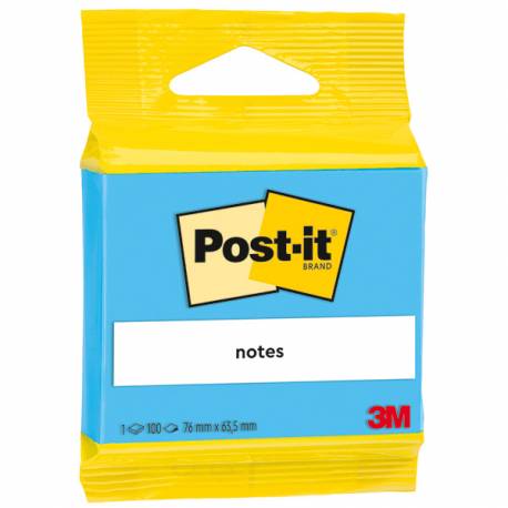 Karteczki samoprzylepne Post-it, 100 kart., niebieskie