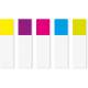 Zakładki indeksujące Post-it 683-5CBP, 11,9mmx43,1mm, 3x20+2x20, mix kolorów