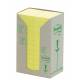 Karteczki samoprzylepne, ekologiczny Post it (653-1T), 38x51mm, 24x100k, żółty
