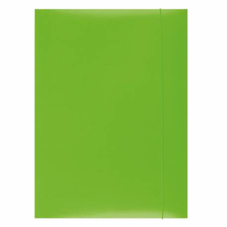 Teczka z gumką, teczka kartonowa na dokumenty A4, Dox zielona