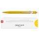 Długopis CARAN D'ACHE 849 Colormat-X, M, w pudełku, żółty