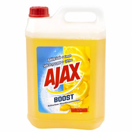 Płyn do mycia podłóg, środek do czyszczenia Ajax Lemon soda, 5l