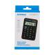 Kalkulator kieszonkowy DONAU TECH, 8-cyfr. wyświetlacz, 97x62x11 mm, czarny