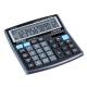 Kalkulator biurowy DONAU TECH, 12-cyfr. wyświetlacz, 136x134x28 mm, czarny