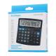 Kalkulator biurowy DONAU TECH, 12-cyfr. wyświetlacz, 136x134x28 mm, czarny