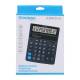 Kalkulator biurowy DONAU TECH, 12-cyfr. wyświetlacz, 203x158x31 mm, czarny