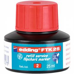 Tusz do uzupełniania markerów do flipchartów e-FTK 25 EDDING, czerwony