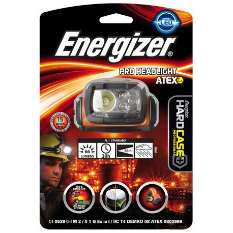 Latarka czołowa ENERGIZER Headlight Atex Led + 2szt. baterii AAA