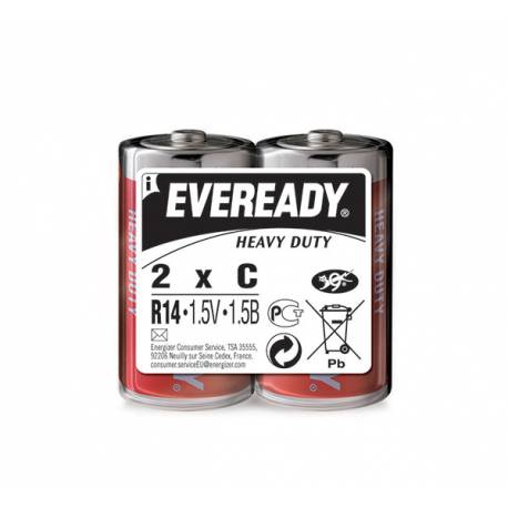 Bateria alkaliczne, EVEREADY Heavy Duty, C, R14, 1,5V, 2szt.