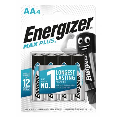 Bateria alkaliczne, ENERGIZER Max Plus, AA, LR6, 1,5V, 4szt.