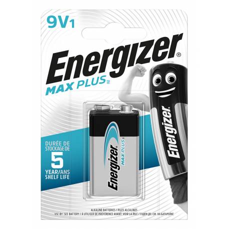 Bateria alkaliczne, ENERGIZER Max Plus, E, 6LR61, 9V