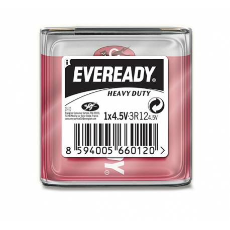 Bateria alkaliczne, EVEREADY Heavy Duty, 3R12, 4,5V