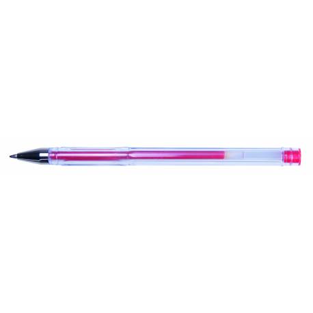 Długopis żelowy OfficeP. Classic 0,7mm, czerwony