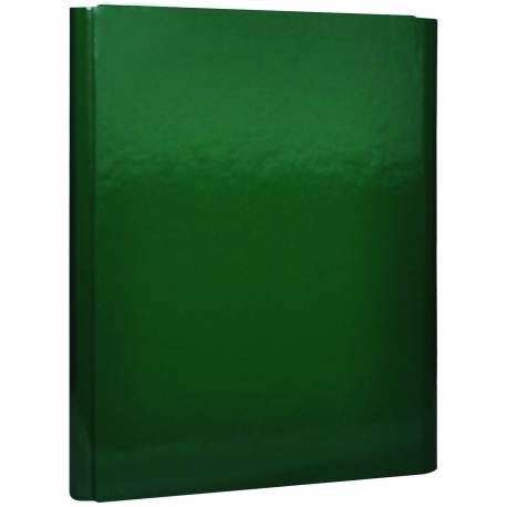 Teczka skrzydłowa, teczka plastikowa na dokumenty A4, z rzepem, 4cm, zielona