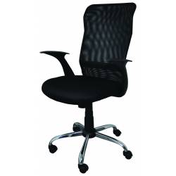 Fotel biurowy, krzesło obrotowe, OfficeP. Rodos, czarny