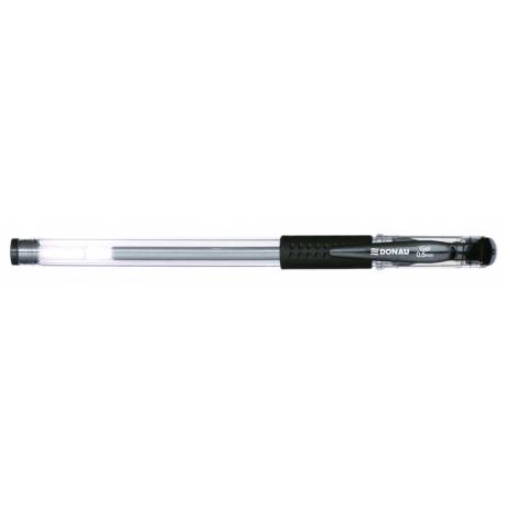 Długopis żelowy Donau z wodoodpornym tuszem 0,5mm, czarny