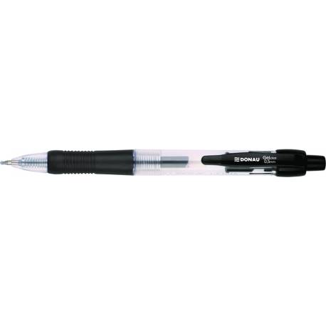 Długopis automatyczny żelowy Donau 0,5mm, czarny