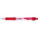 Długopis automatyczny żelowy Donau z wodoodpornym tuszem 0,5mm, czerwony